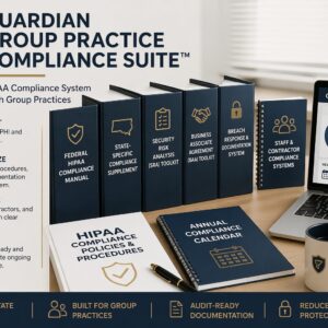 digital HIPAA compliance system for mental health group practice with structured policies and documentation