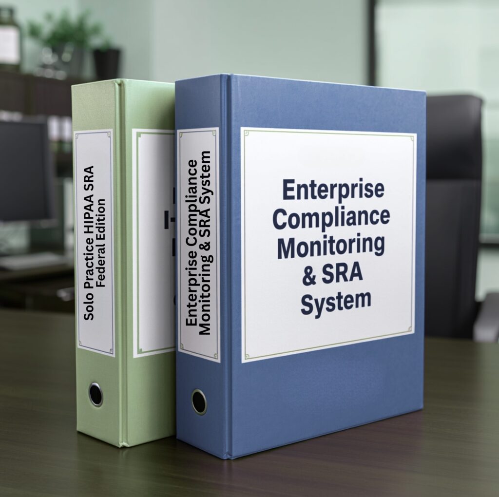 HIPAA Compliance Monitoring System Binders image to represent digital products